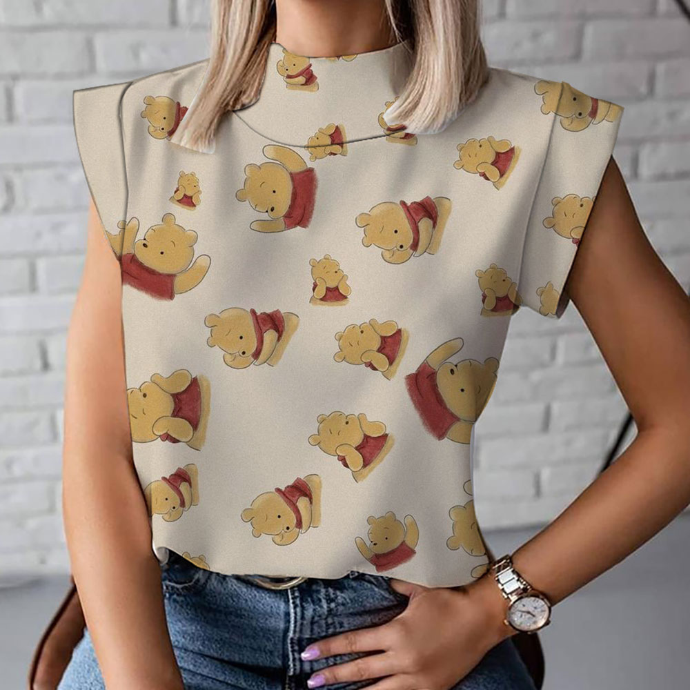2023 summer hot style women s T shirt sleeveless top Winnie the Pooh anime Disney brand - Winnie The Pooh Plush