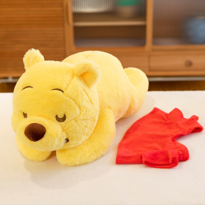 35 70cm Disney Winnie The Pooh Plush Toy Crouching Style Cute Anime Plushie Pooh Bear Doll 3 - Winnie The Pooh Plush