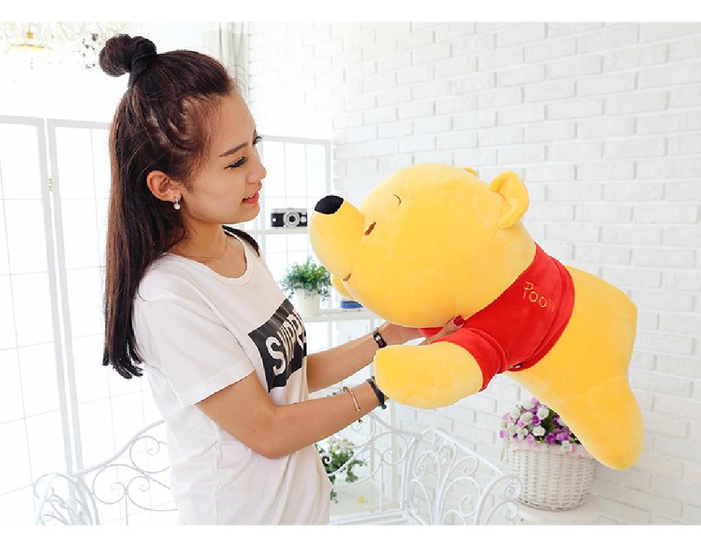 45 55 65 Cm Original Disney Winnie The Pooh Plush Toy Cute Soft Plush Animal Cute 3 - Winnie The Pooh Plush