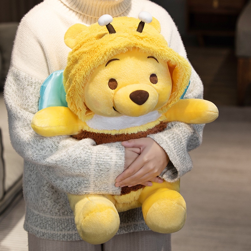 50cm Genuine Disney Bee Winnie The Pooh Plush Toys Pillow Kawaii Anime Bear Stuffed Doll Toys 4 - Winnie The Pooh Plush