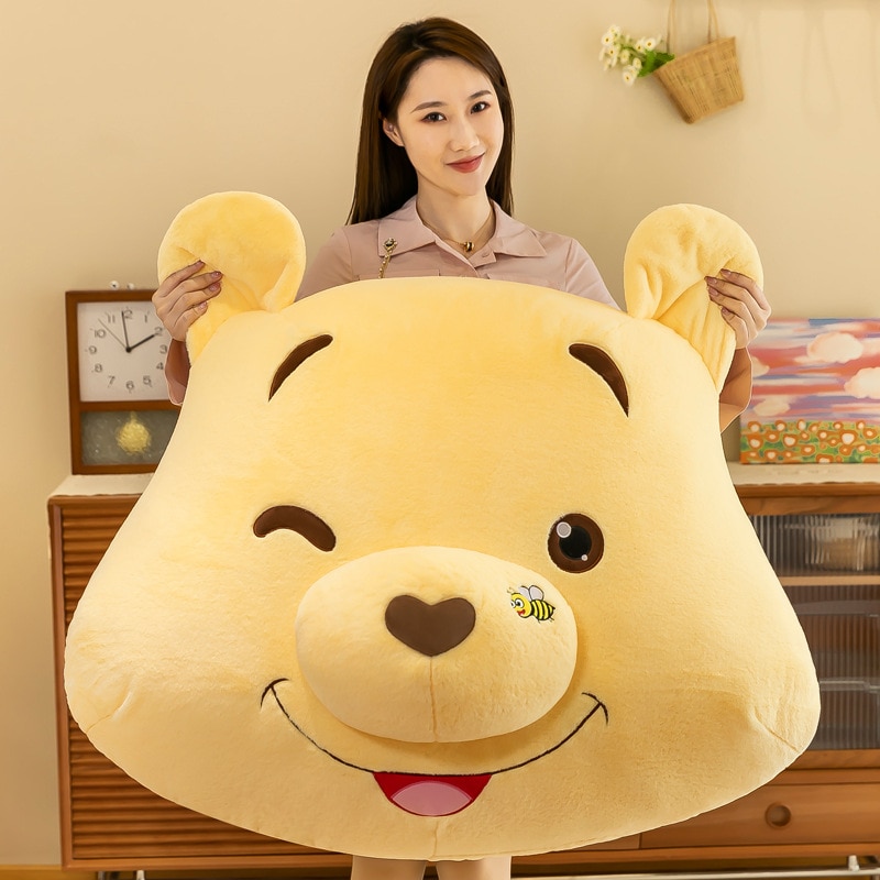 55cm Disney Anime Winnie The Pooh Pillow Cute Cartoon Bear Doll Plush Toy Car Cushion Sleep 2 - Winnie The Pooh Plush