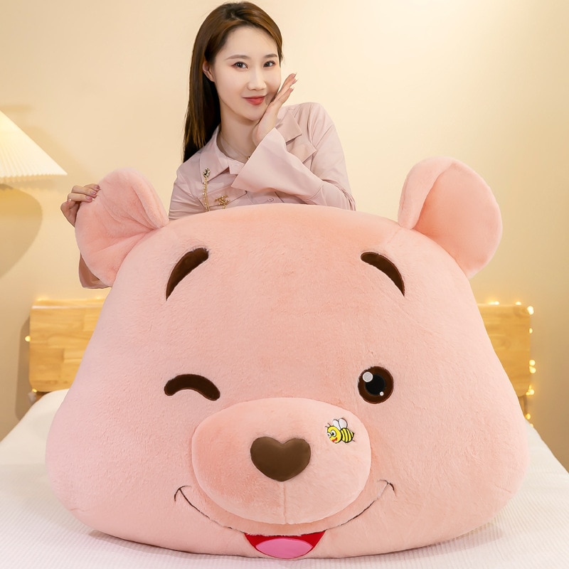 55cm Disney Anime Winnie The Pooh Pillow Cute Cartoon Bear Doll Plush Toy Car Cushion Sleep 3 - Winnie The Pooh Plush