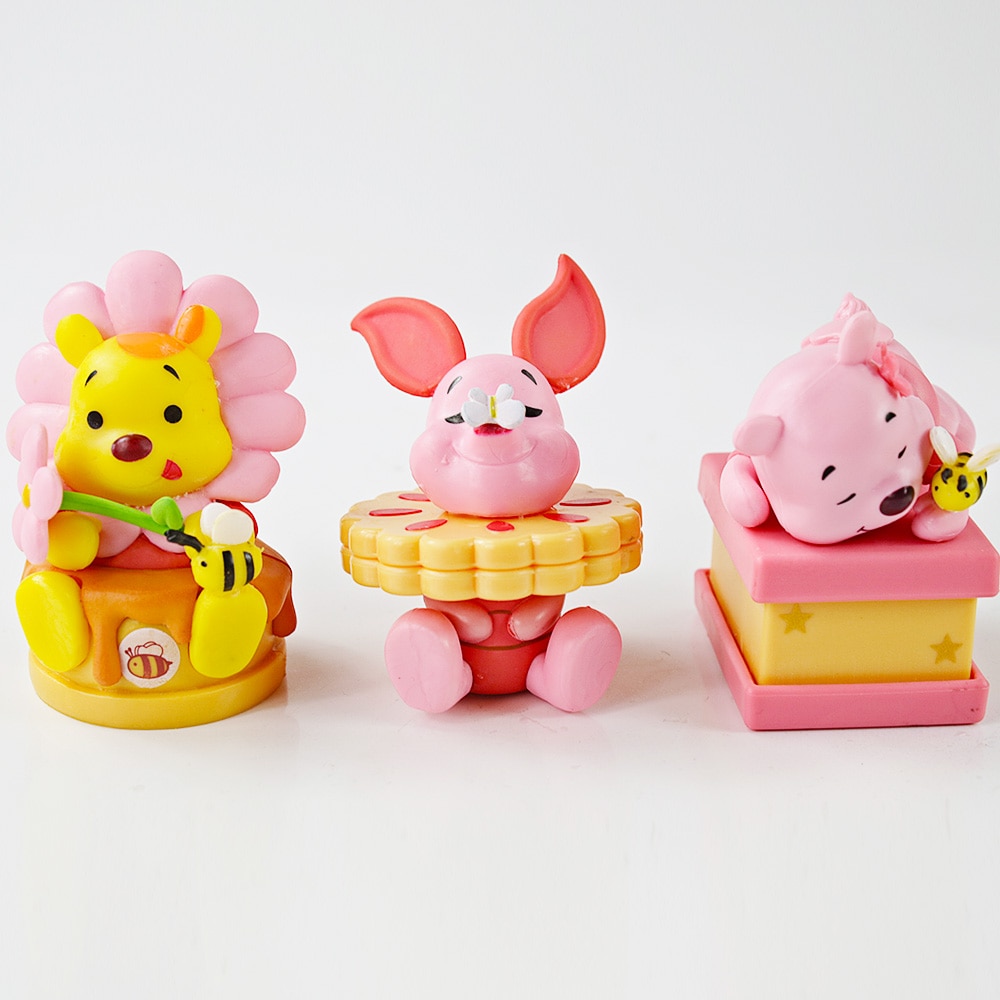 6Pcs Set 7cm Anime Disney Pooh Bear Figure Pvc Model Toys 2 - Winnie The Pooh Plush