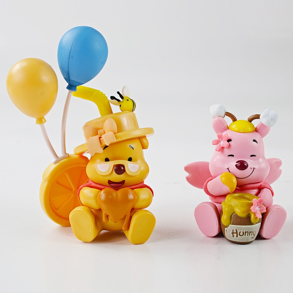 6Pcs Set 7cm Anime Disney Pooh Bear Figure Pvc Model Toys 3 - Winnie The Pooh Plush