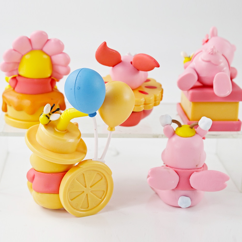 6Pcs Set 7cm Anime Disney Pooh Bear Figure Pvc Model Toys 4 - Winnie The Pooh Plush