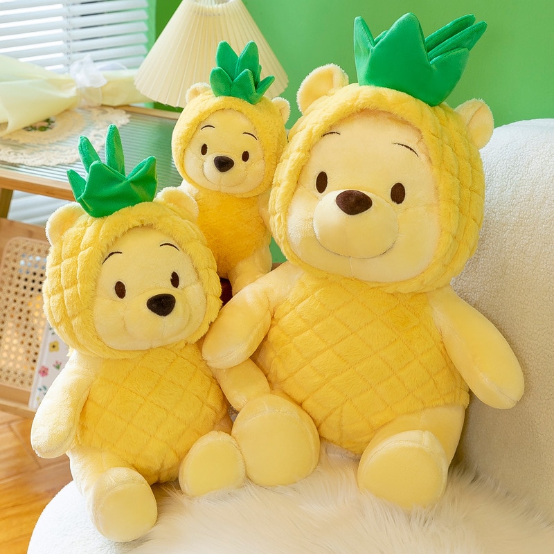 70cm Disney Pineapple Winnie The Pooh Pupu Bear Plush Toy Sleeping Pillow Cute Cartoon Soft Plushies 1 - Winnie The Pooh Plush
