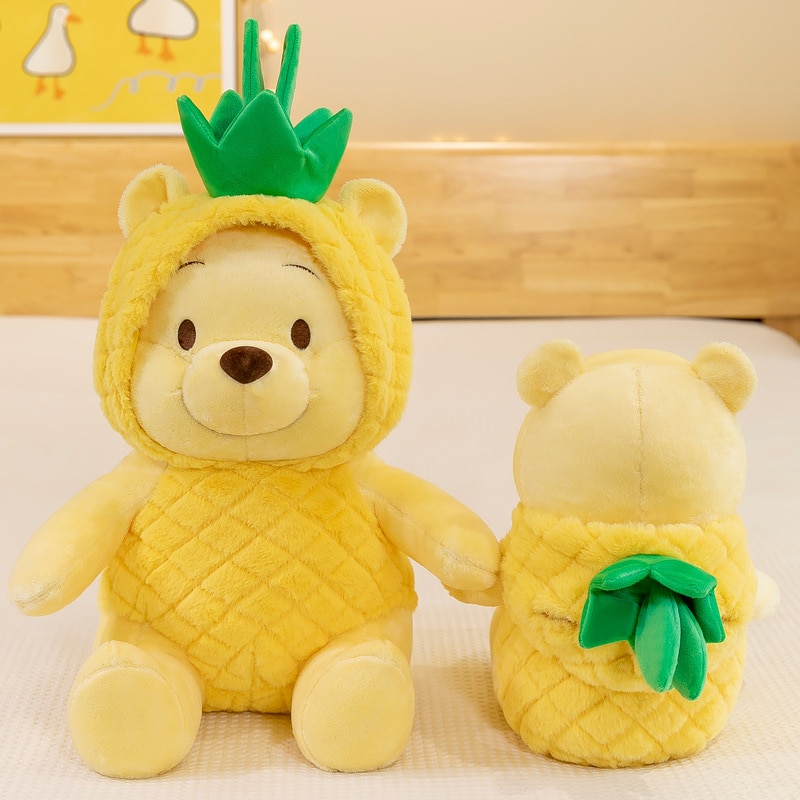 70cm Disney Pineapple Winnie The Pooh Pupu Bear Plush Toy Sleeping Pillow Cute Cartoon Soft Plushies 2 - Winnie The Pooh Plush