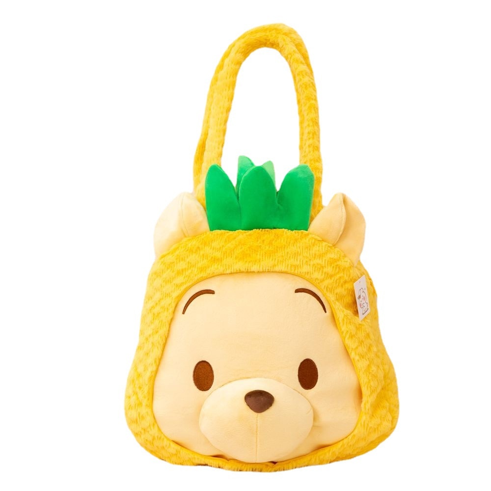 Cute Cartoon Winnie Pooh Pineapple Head Plush Shoulder Bag Large Capacity Tote Bag Fashion Casual Handbag 5 - Winnie The Pooh Plush