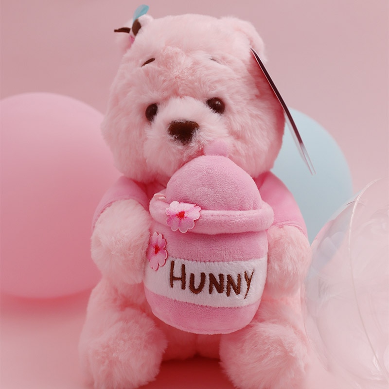 Cute Pink Piglet Winnie The Pooh Bear Plush Disney Toys For Girls Kawaii Doll Anime Stuffed 3 - Winnie The Pooh Plush