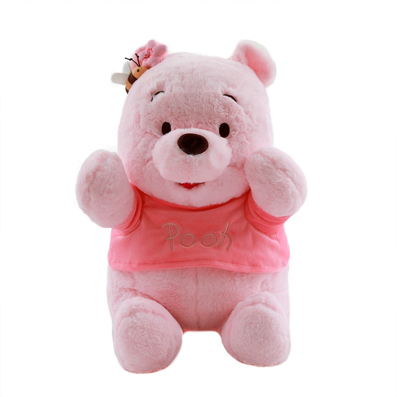 Disney 28 48 Cm Pink Winnie The Pooh Plush Toy Cute Soft Mini Bear Plush Doll 5 - Winnie The Pooh Plush