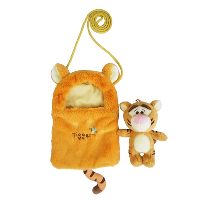 Disney Cartoon Anime Tigger Pooh Bear Plush Toy Bag Cute Soft Stuffed Kawaii Plush Doll Messenger 1 - Winnie The Pooh Plush