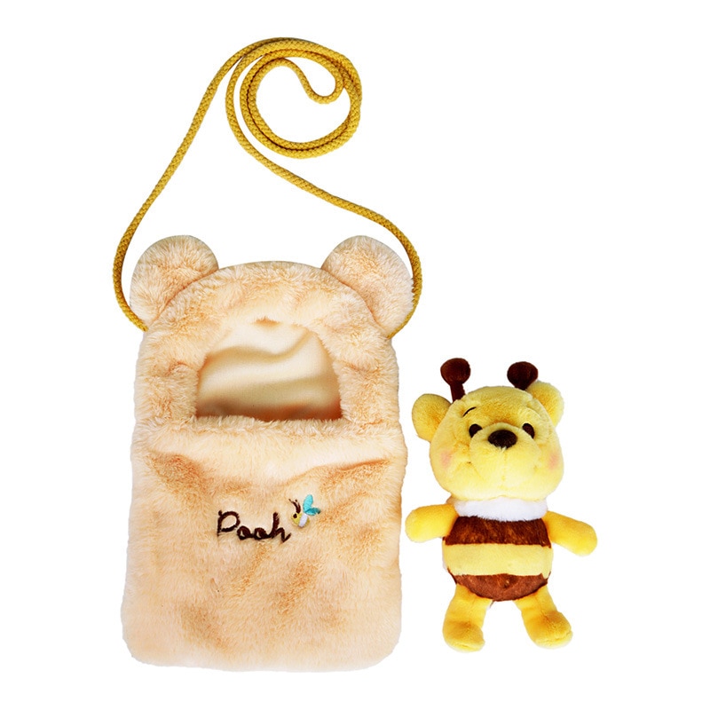 Disney Cartoon Anime Tigger Pooh Bear Plush Toy Bag Cute Soft Stuffed Kawaii Plush Doll Messenger 3 - Winnie The Pooh Plush