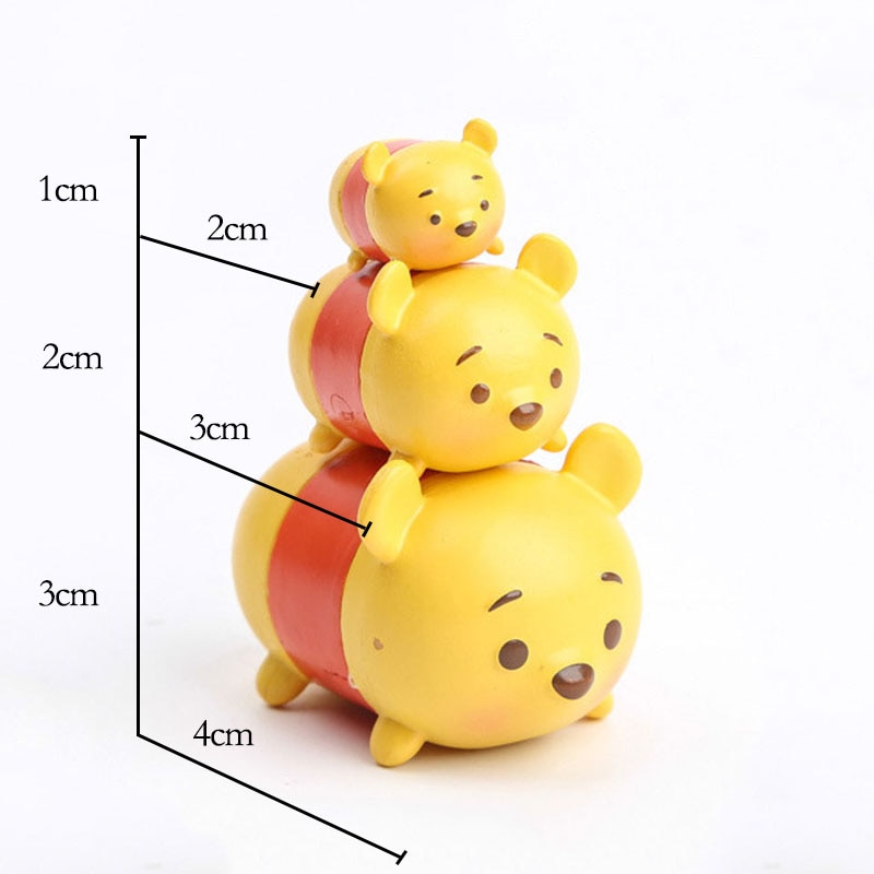 Disney Tsum Tsum Action Figure Mickey Mouse Minnie Winnie The Pooh Stitch Q Version Collect Toys 1 - Winnie The Pooh Plush