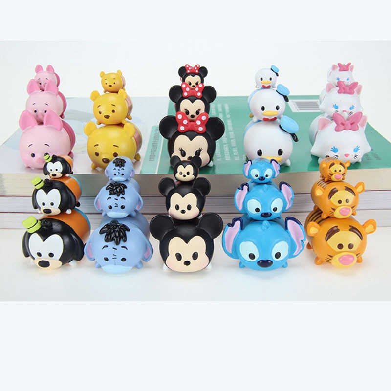 Disney Tsum Tsum Action Figure Mickey Mouse Minnie Winnie The Pooh Stitch Q Version Collect Toys 2 - Winnie The Pooh Plush