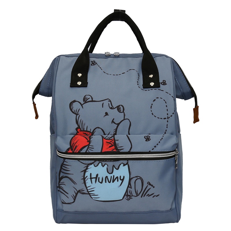 Disney Winnie The Pooh Backpack Anime Large Capacity Travel Mommy Bag Women s Backpack knapsack Cartoon 4 - Winnie The Pooh Plush