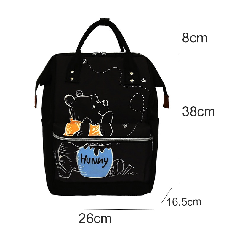 Disney Winnie The Pooh Backpack Anime Large Capacity Travel Mommy Bag Women s Backpack knapsack Cartoon 5 - Winnie The Pooh Plush