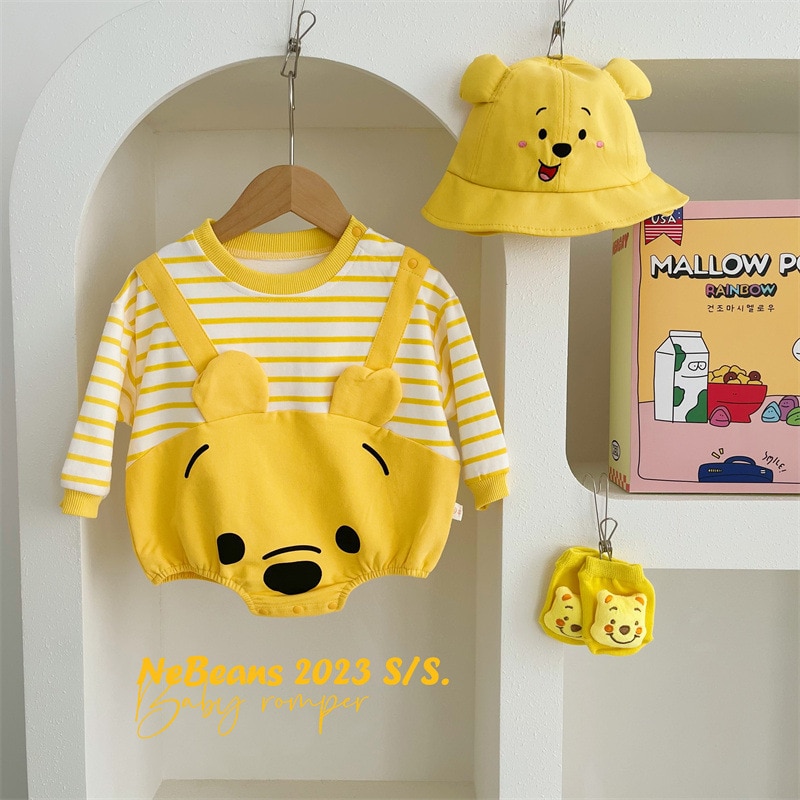 Disney Winnie The Pooh Cartoon Series 0 2 Years Old Baby Clothes Male and Female Baby 1 - Winnie The Pooh Plush