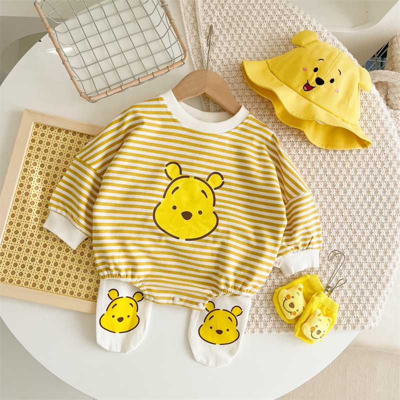 Disney Winnie The Pooh Cartoon Series 0 2 Years Old Baby Clothes Male and Female Baby 3 - Winnie The Pooh Plush