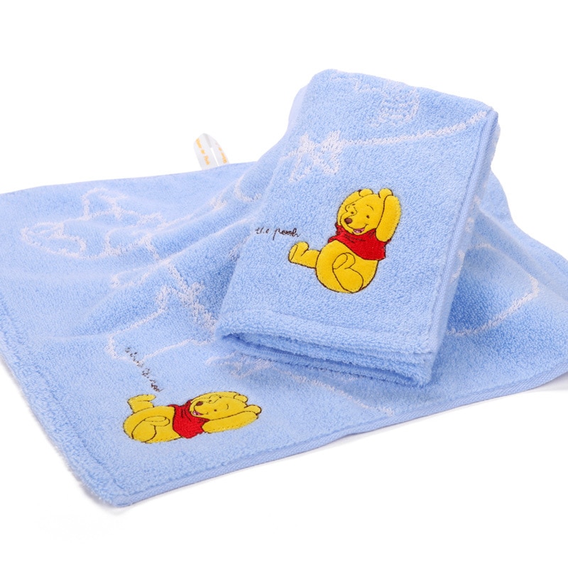 Disney Winnie The Pooh Cotton 100 Handkerchief Hand Towel Square Scarf Cartoon Soft Water Absorbing Boy - Winnie The Pooh Plush