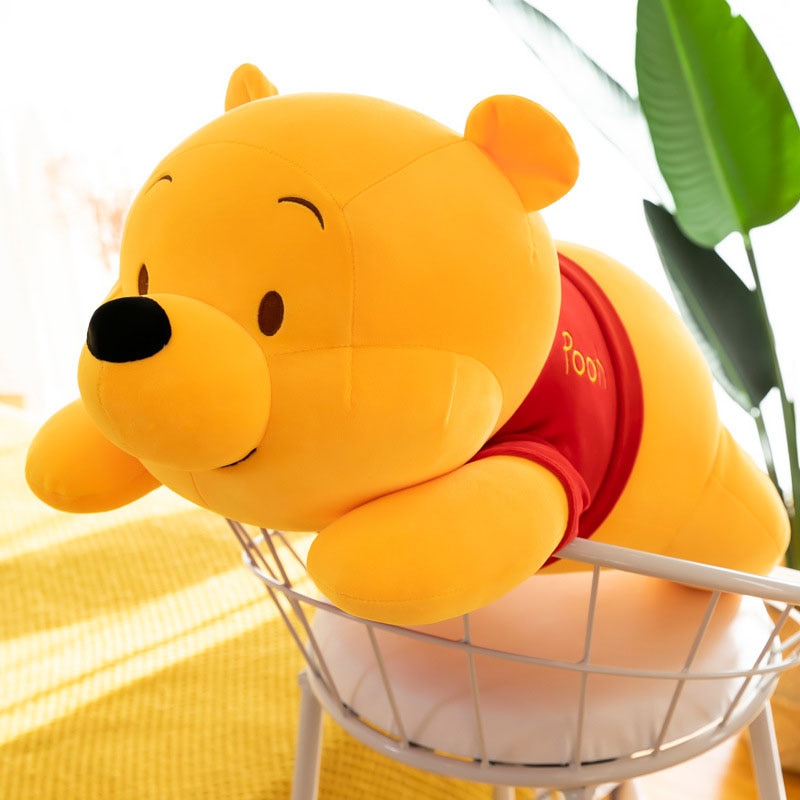 Disney Winnie The Pooh Plush Doll Toy Cartoon Prone Posture Winnie Pooh Bear Soft Stuffed Toy 4 - Winnie The Pooh Plush