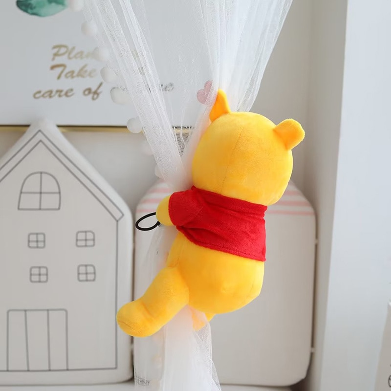 Genuine Disney Winnie Pooh honeypot Plush Curtain Tie Rope Decor Doll Cute Cartoon Stuffed Animal Room 2 - Winnie The Pooh Plush