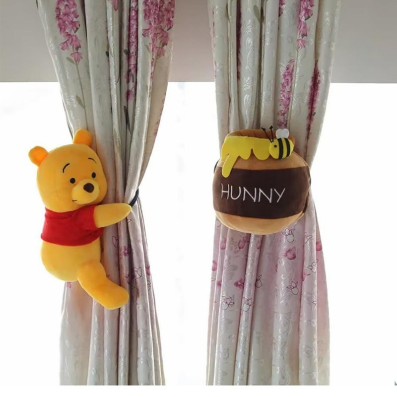 Genuine Disney Winnie Pooh honeypot Plush Curtain Tie Rope Decor Doll Cute Cartoon Stuffed Animal Room 4 - Winnie The Pooh Plush