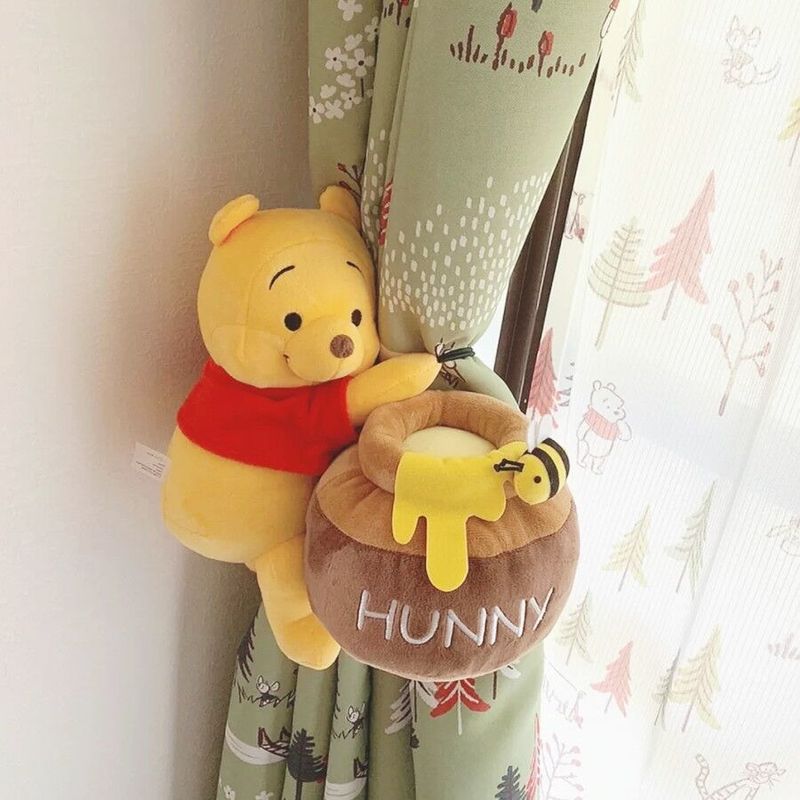 Genuine Disney Winnie Pooh honeypot Plush Curtain Tie Rope Decor Doll Cute Cartoon Stuffed Animal Room - Winnie The Pooh Plush