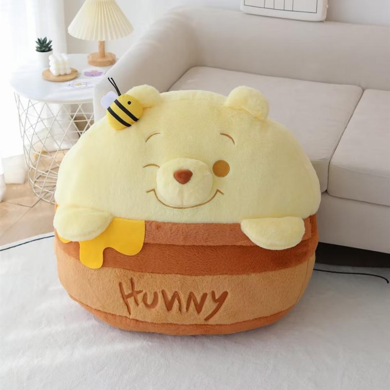 Genuine Disney Winnie the Pooh Bee Jar Plush Pillow Cushion Cute Soft Cartoon Stuffed Plush Doll 1 - Winnie The Pooh Plush