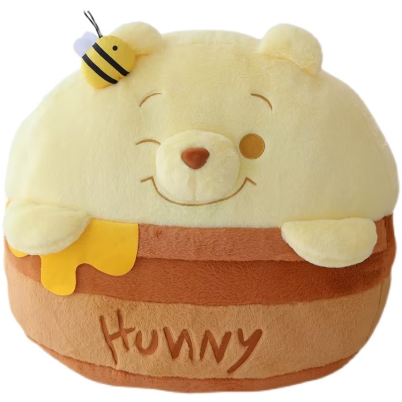 Genuine Disney Winnie the Pooh Bee Jar Plush Pillow Cushion Cute Soft Cartoon Stuffed Plush Doll 5 - Winnie The Pooh Plush