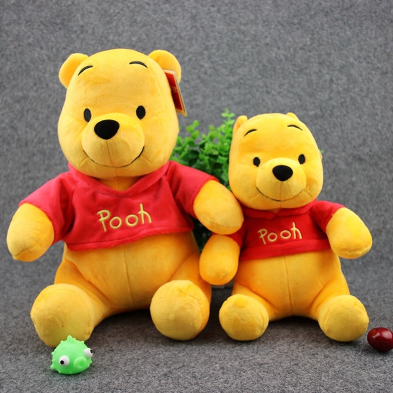 Winnie The Pooh Bear Plush Toy 22 30cm Disney Stuffed Doll Animals Cute Mr Sanders Movies - Winnie The Pooh Plush