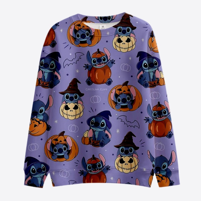 Y2K Cartoon Disney Winnie the Pooh and Minnie Mickey Sweatshirt Ladies Crew Neck Loose Pullover Autumn 3 - Winnie The Pooh Plush